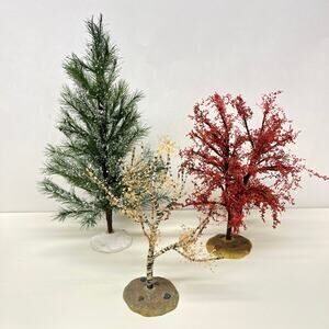 Lemax Collection Trees Autumn Oak Tree Dogwood White Pine